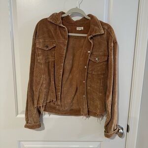 Brown corduroy jacket